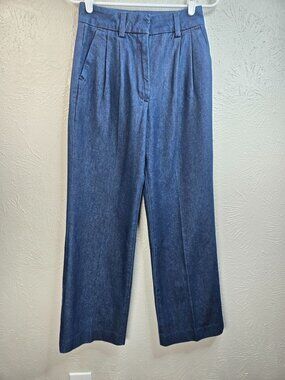 Favorite Daughter Dark Blue Wide Leg Jeans